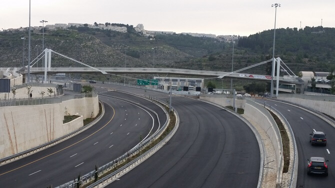 תכנון כבישים כביש בגין